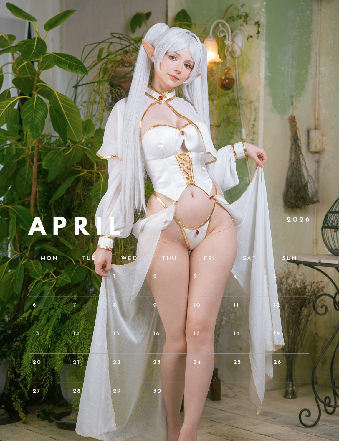 PeachMilky 壁掛け コスプレカレンダー2026