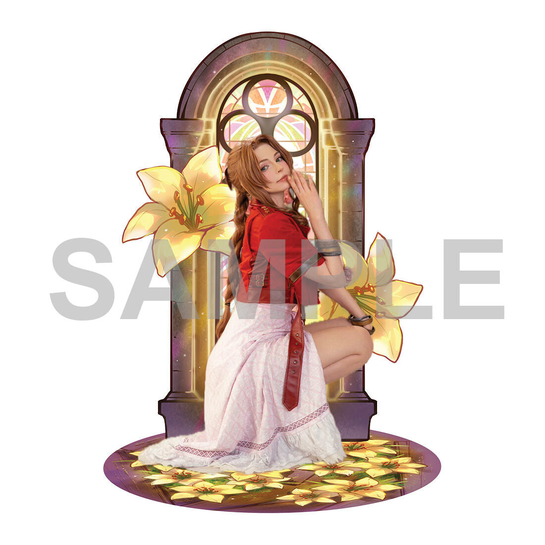 PeachMilky FF7リバース エアリス アクリルジオラマスタンド